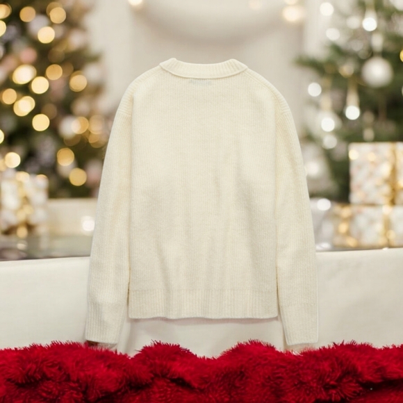 NEW! AE  Cozy 100% cotton sweater Sz large - Picture 4 of 9